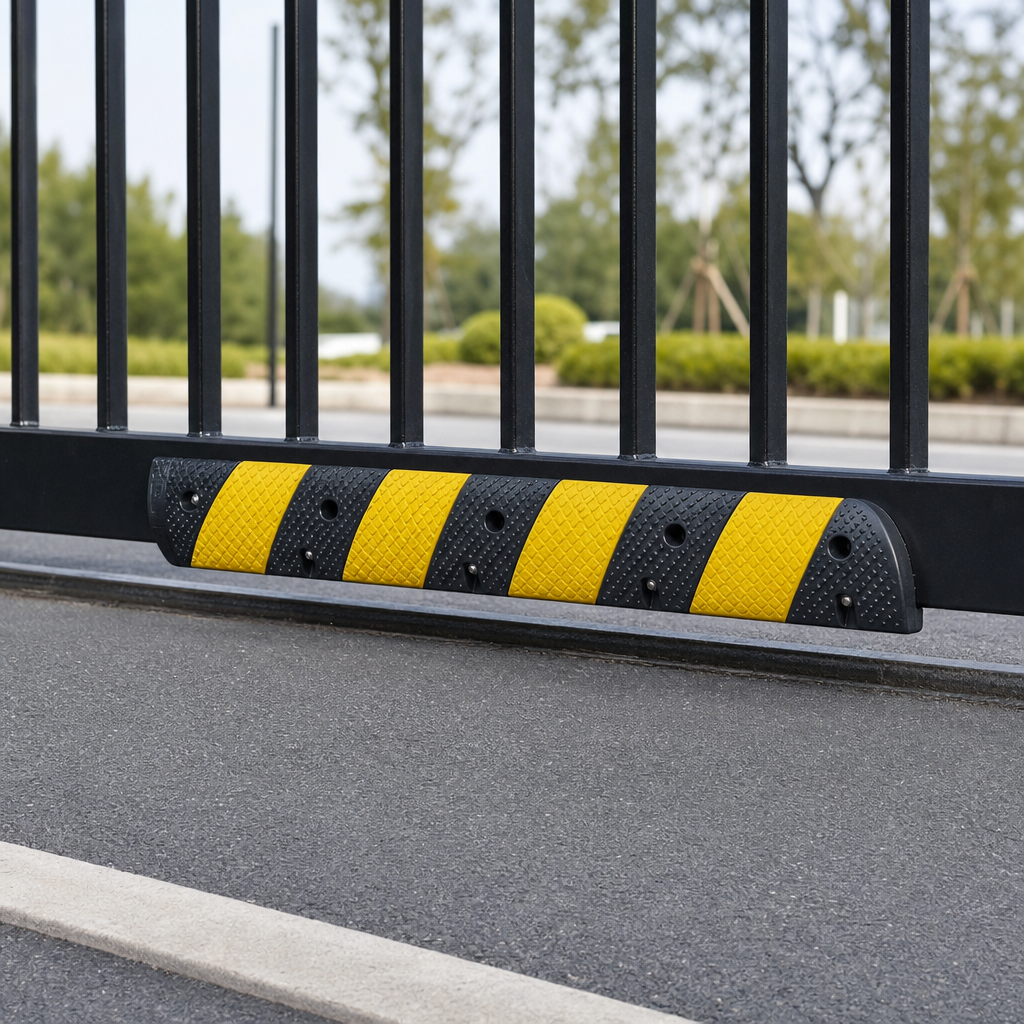 Monobloc Rubber Speed Bump, 20 Tonne Capacity