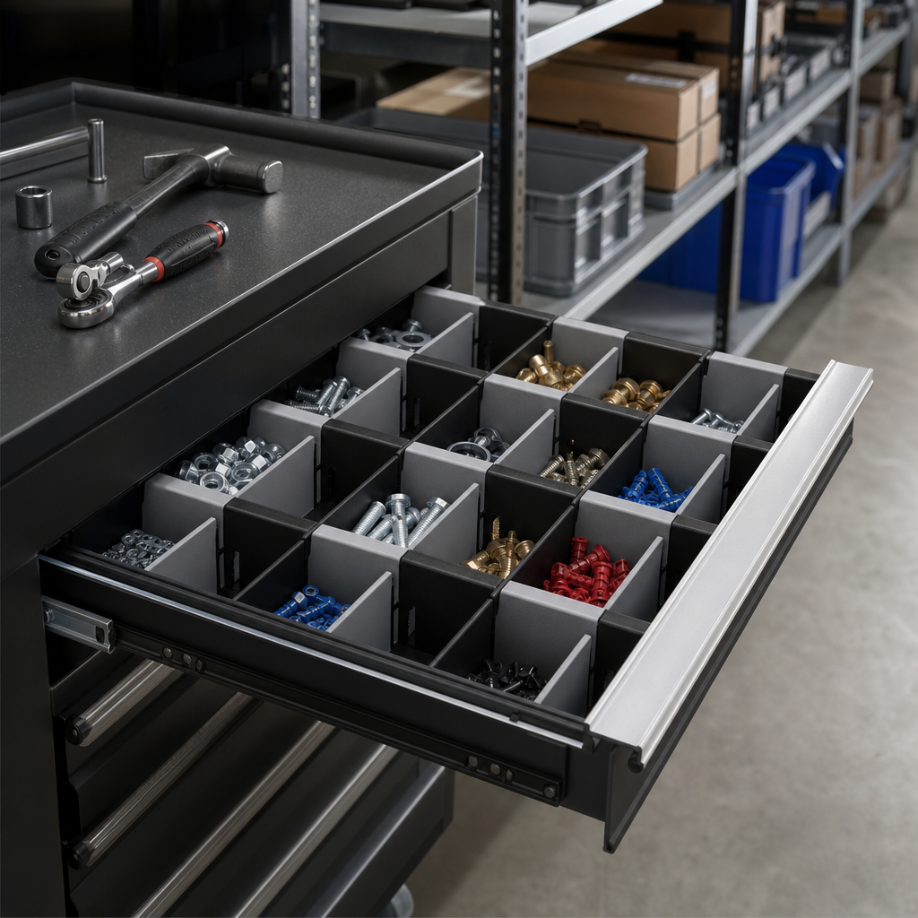 Multi-Compartment Drawer Dividers for 525mm Tool Drawers