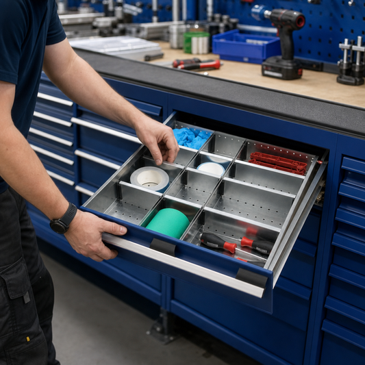 Multi Compartment Drawer Dividers for 650mm Tool Drawers
