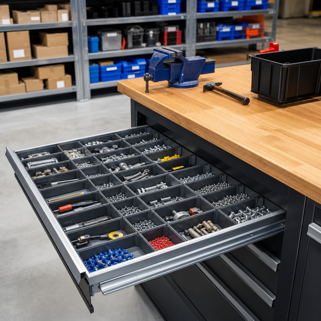 Multi-Compartment Drawer Dividers for 800mm Wide Tool Drawers