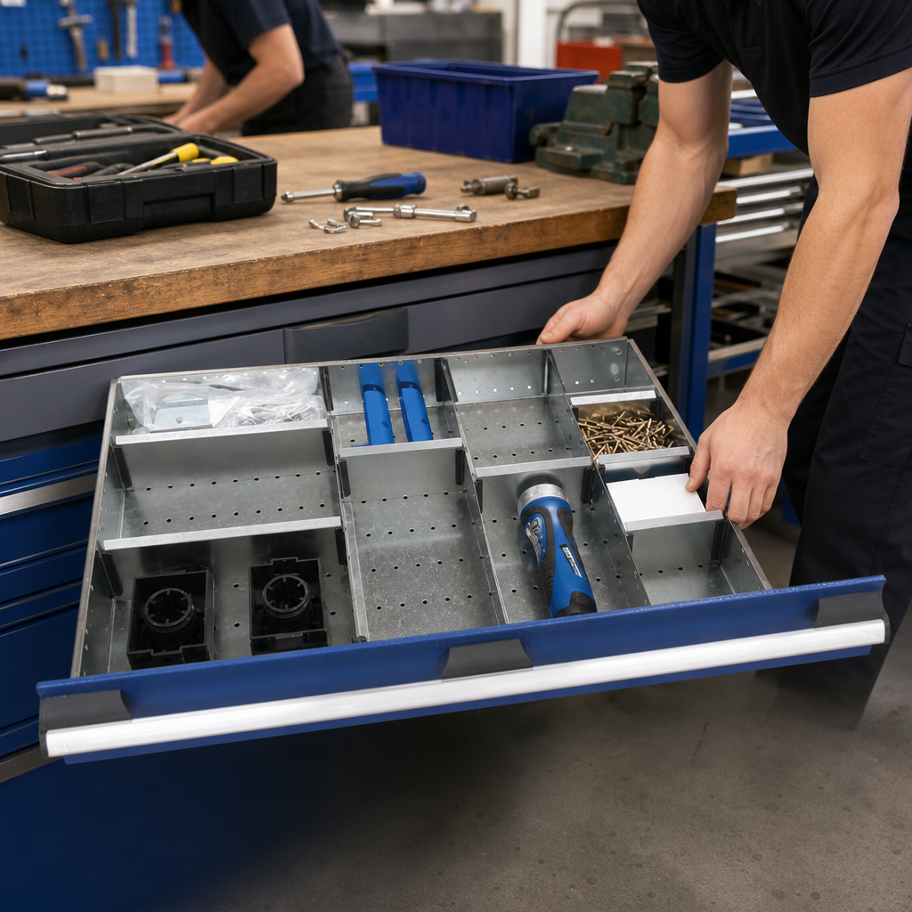 Multi-Compartment Drawer Dividers for 800mm Wide Tool Drawers