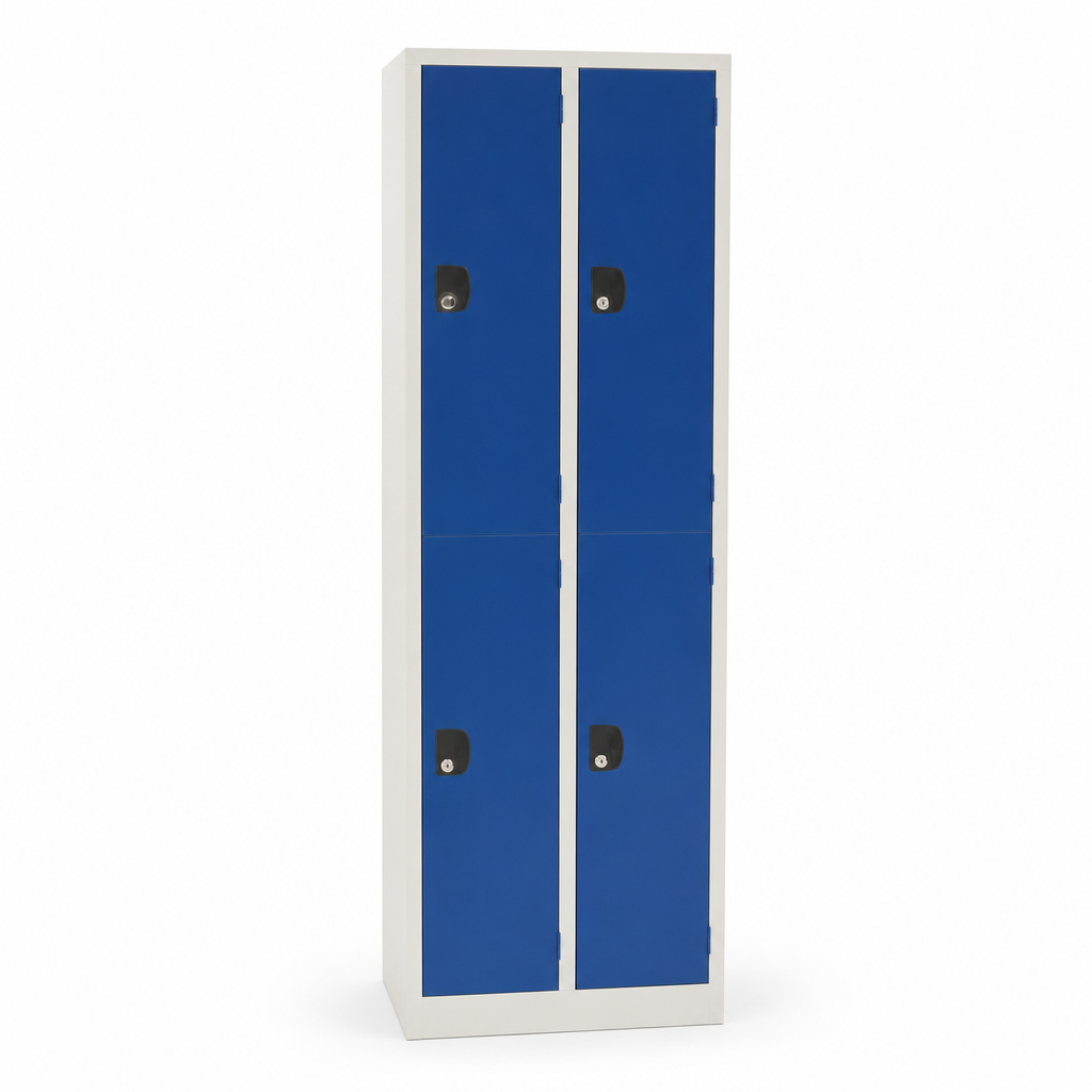 Multi-Compartment Steel Locker With 1 to 3 Columns on Plinth Base