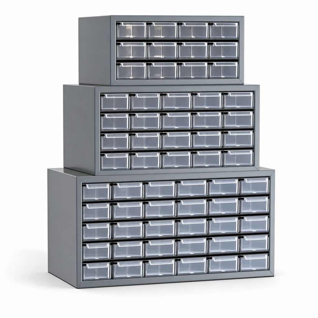 Multi-Drawer Small Parts Storage Units