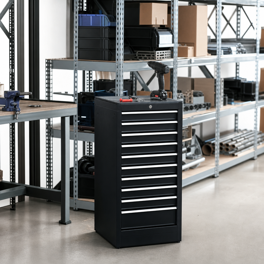 Multi Drawer Tool Storage Cabinet 1000h x 525w x 525d mm