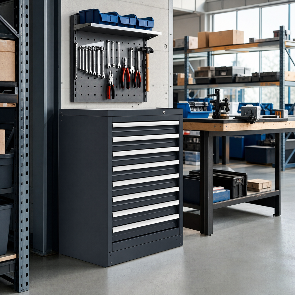 Multi Drawer Tool Storage Cabinet 1000x800x550mm