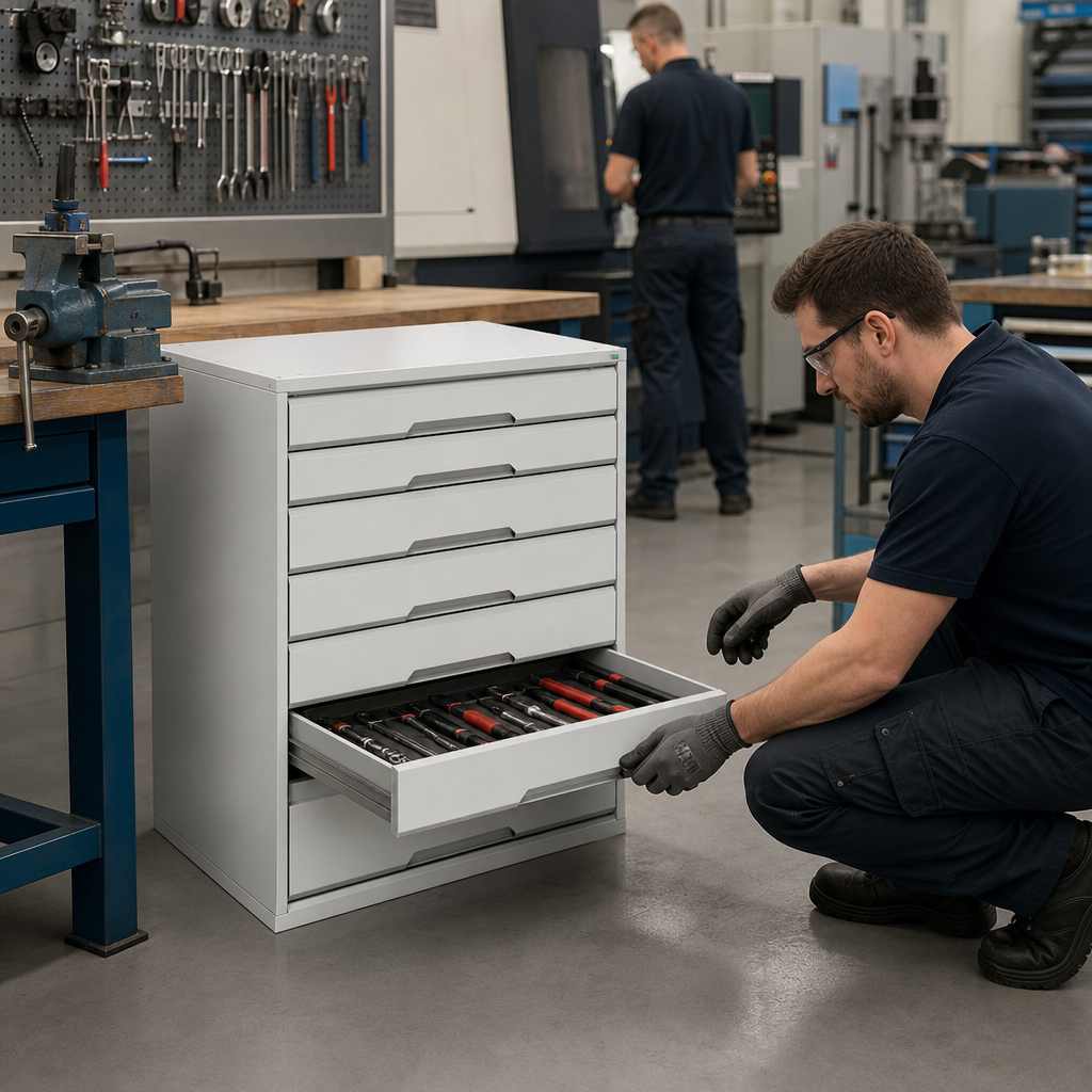 Multi Drawer Tool Storage Cabinet 1000x800x550mm