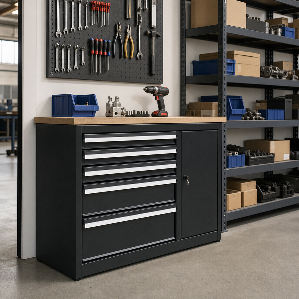 Multi Drawer Tool Storage Cabinet 1000x800x750mm