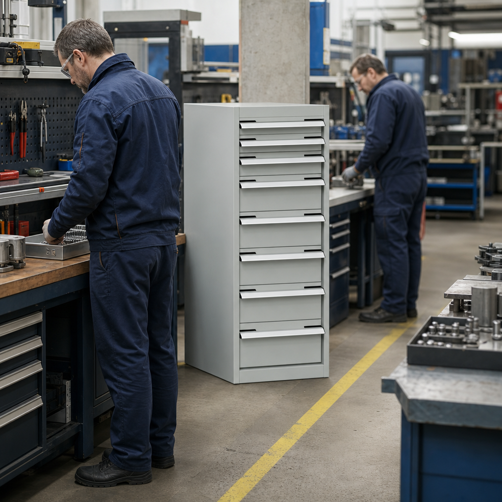 Multi Drawer Tool Storage Cabinet 1200 x 525 x 525mm
