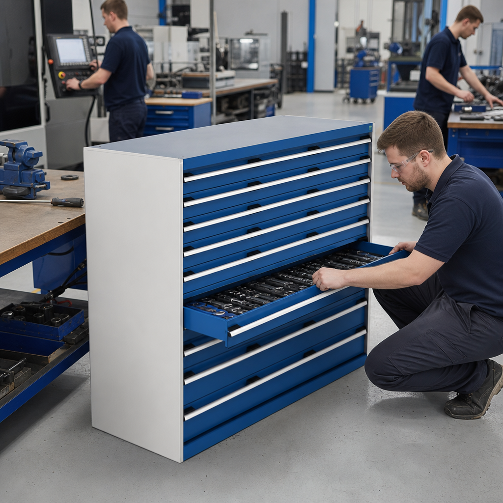 Multi Drawer Tool Storage Cabinet 1200h x 1300w x 650d mm