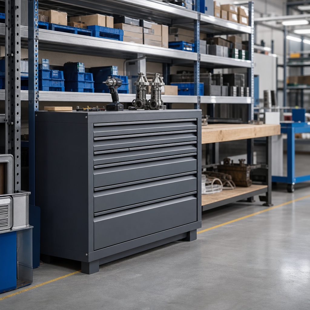 Multi Drawer Tool Storage Cabinet 1200x1300x750mm