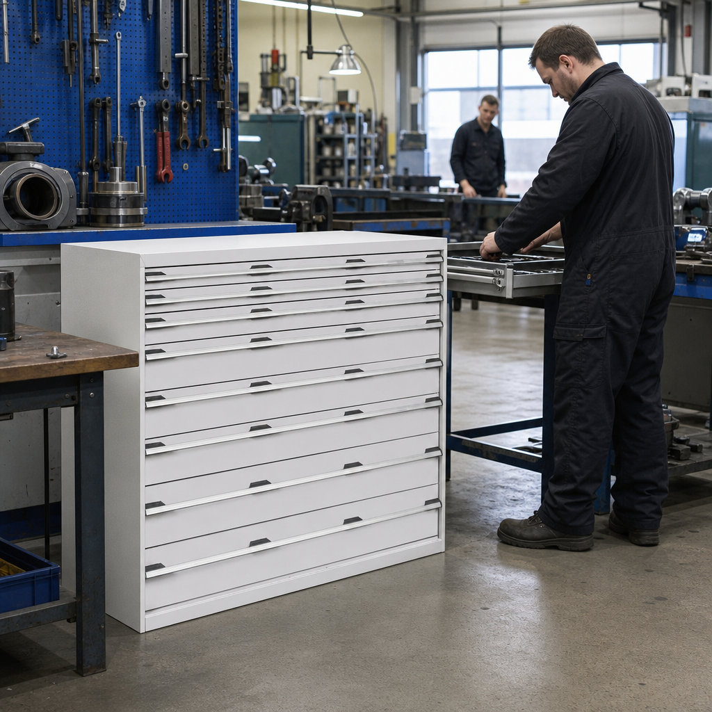 Multi Drawer Tool Storage Cabinet 1200x1300x750mm