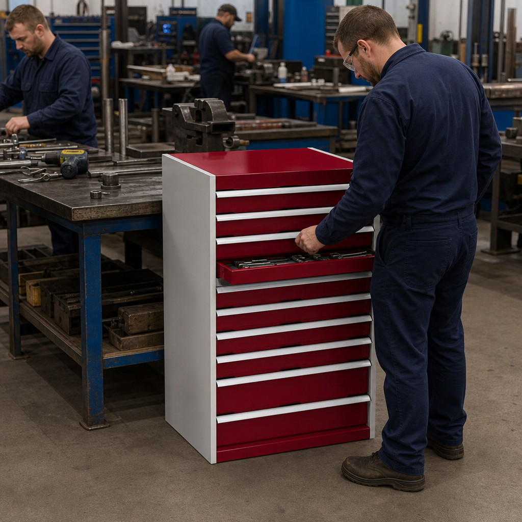 Multi Drawer Tool Storage Cabinet 1200x800x525mm