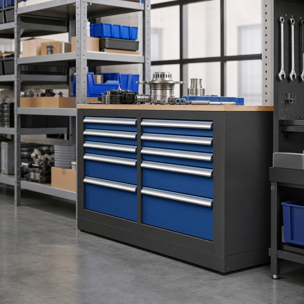 Multi Drawer Tool Storage Cabinet 1200x800x525mm
