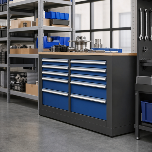 Multi Drawer Tool Storage Cabinet 1200x800x525mm