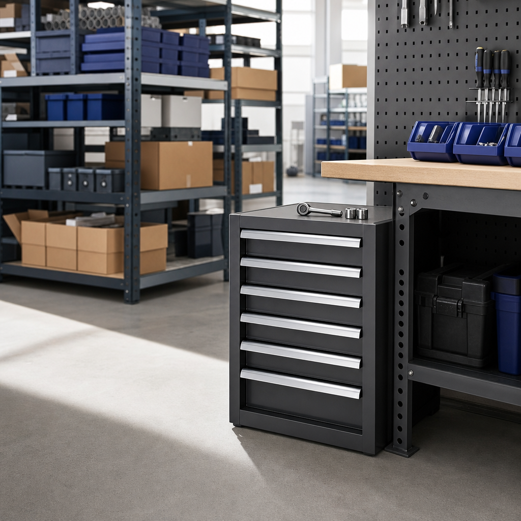 Multi Drawer Tool Storage Cabinet 250x525x650mm