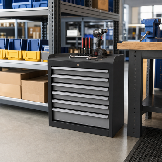 Multi Drawer Tool Storage Cabinet 600x525x525mm