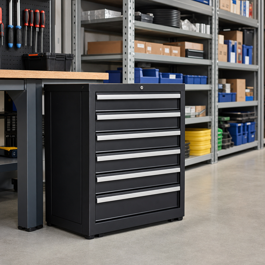 Multi Drawer Tool Storage Cabinet 600x525x650mm