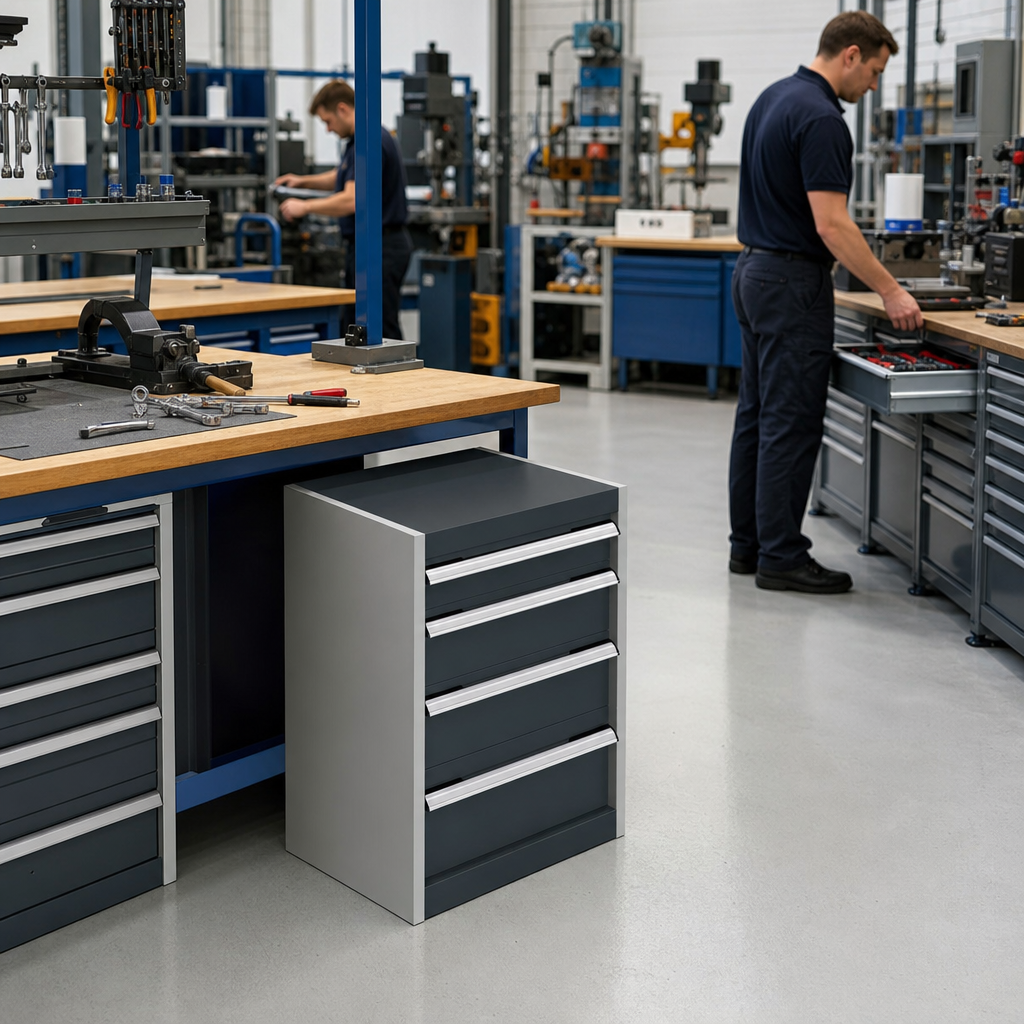 Multi Drawer Tool Storage Cabinet 700h x 525w x 650d mm