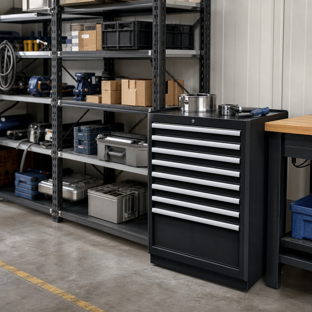 Multi Drawer Tool Storage Cabinet 700h x 525w x 650d mm