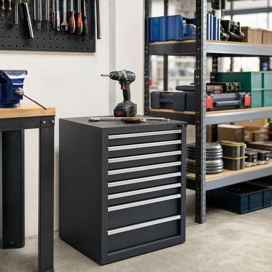 Multi Drawer Tool Storage Cabinet 700h x 650w x 525d mm