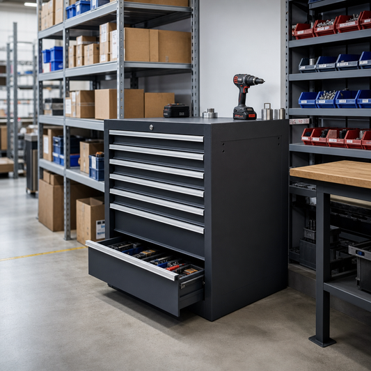 Multi Drawer Tool Storage Cabinet 800x1050x650mm