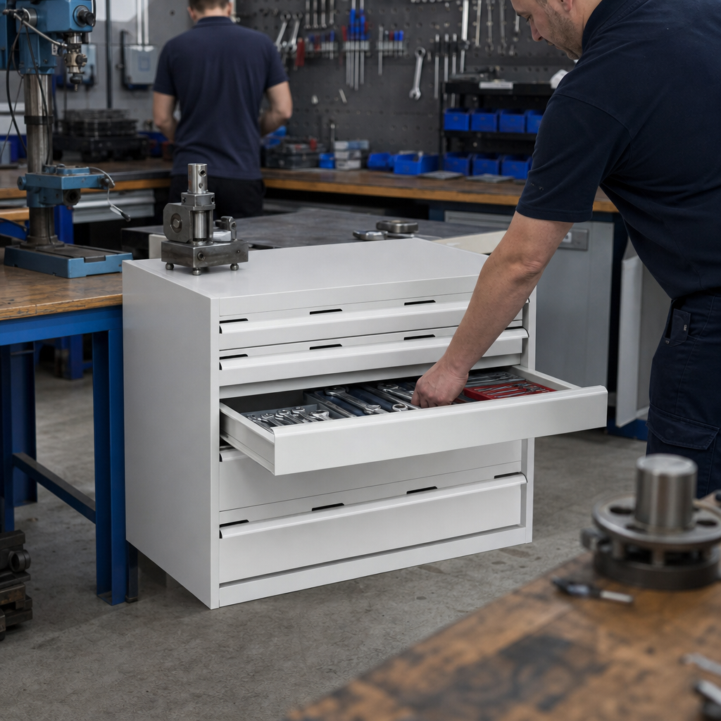 Multi Drawer Tool Storage Cabinet 800x1050x650mm