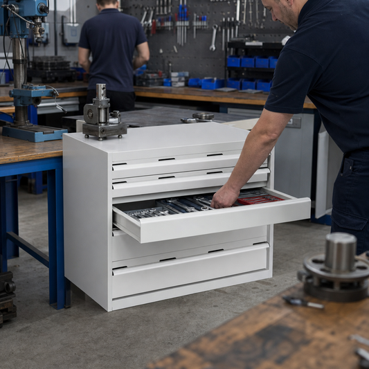 Multi Drawer Tool Storage Cabinet 800x1050x650mm