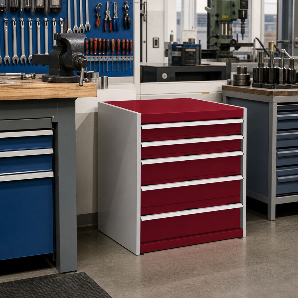 Multi Drawer Tool Storage Cabinet 800x800x525mm