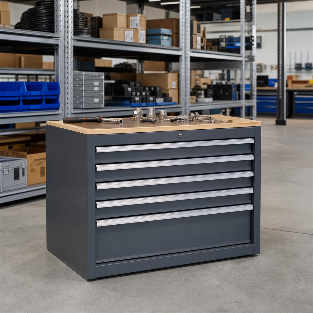 Multi Drawer Tool Storage Cabinet 800x800x750mm