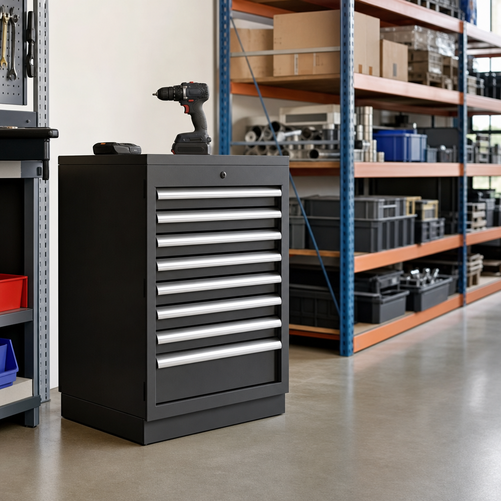 Multi Drawer Tool Storage Cabinet 900h x 800w x 525d mm