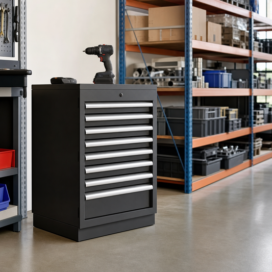 Multi Drawer Tool Storage Cabinet 900h x 800w x 525d mm