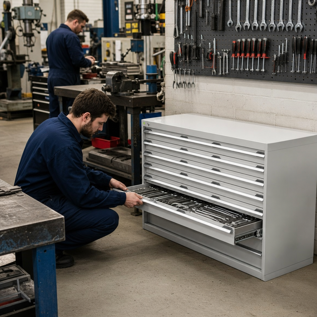 Multi Drawer Tool Storage Cabinet 900x1300x750mm