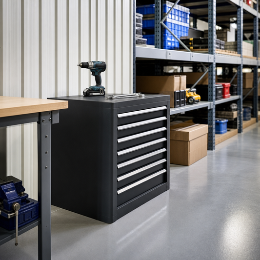 Multi Drawer Tool Storage Cabinet 900x650x525mm