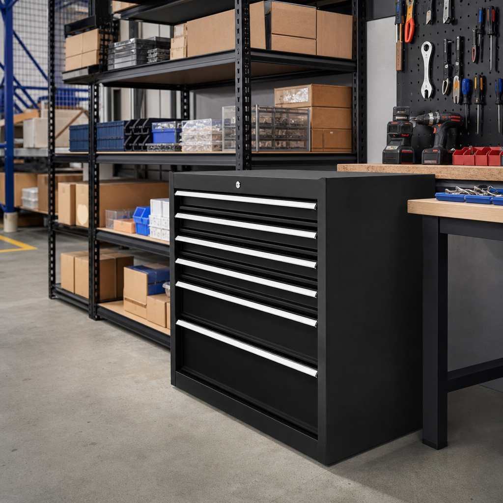 Multi Drawer Tool Storage Cabinet 900x650x650mm