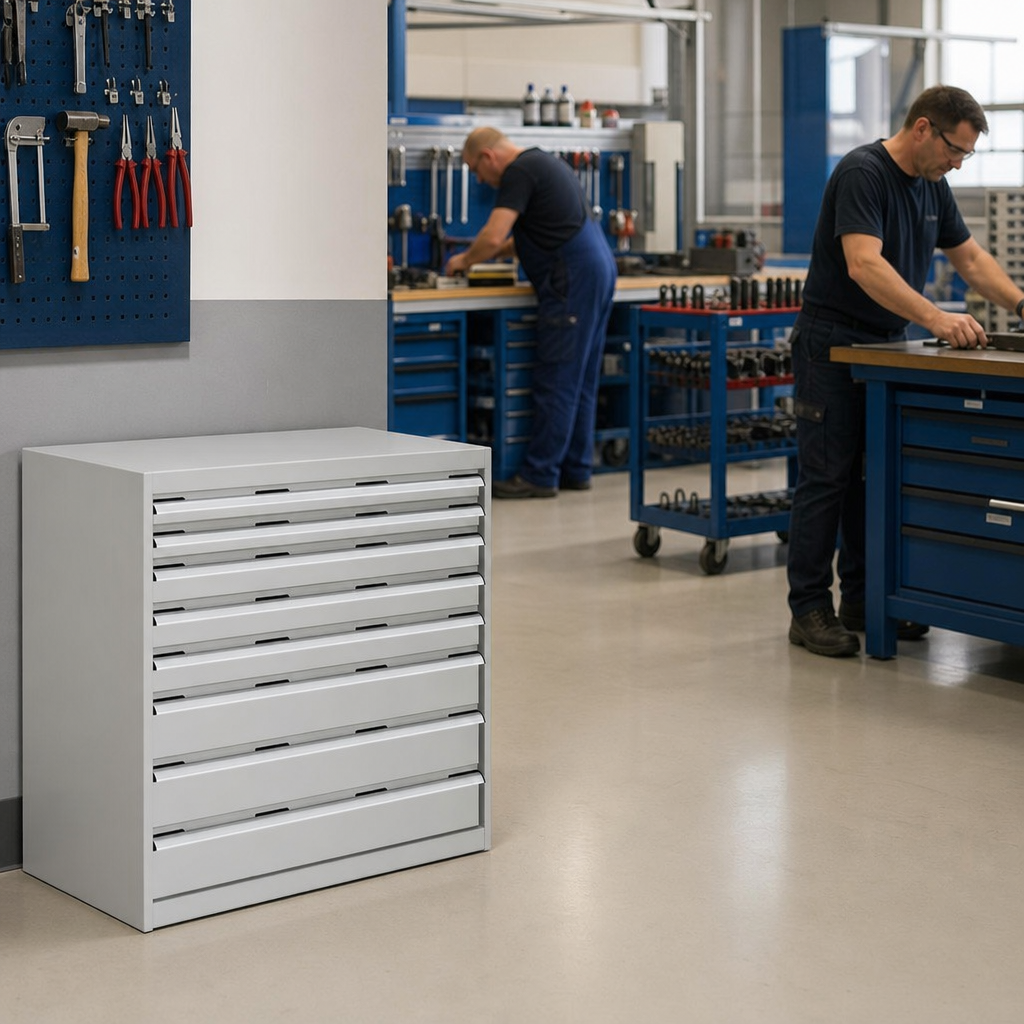 Multi Drawer Tool Storage Cabinets 1000x1050x650mm