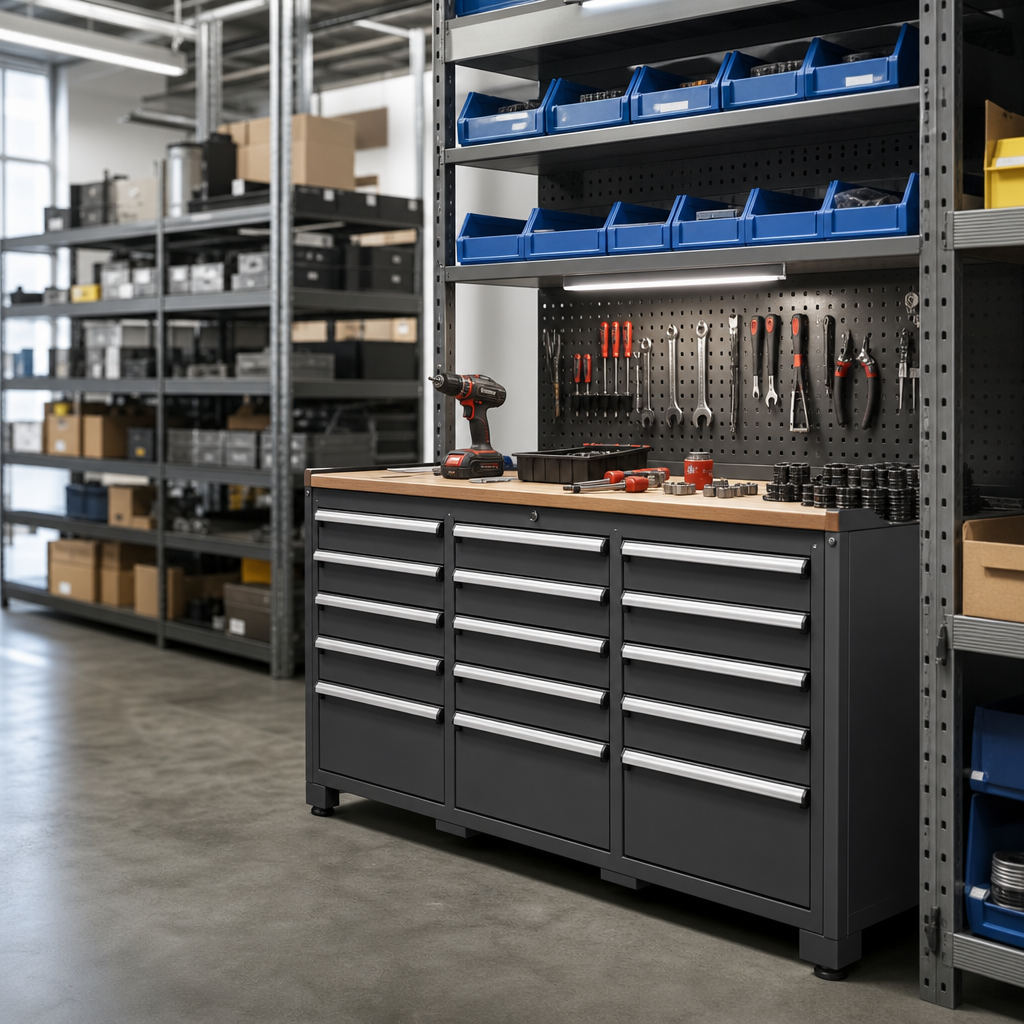 Multi Drawer Tool Storage Cabinets 1000x1050x750mm
