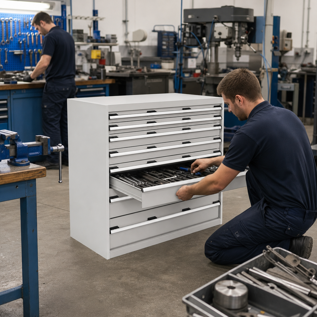 Multi Drawer Tool Storage Cabinets 1000x1050x750mm
