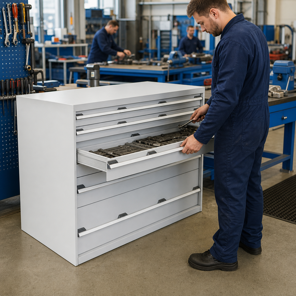 Multi Drawer Tool Storage Cabinets 1000x1300x750mm