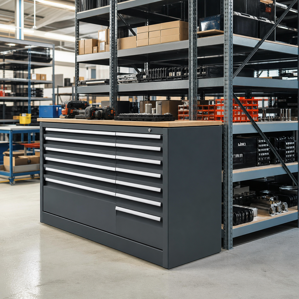 Multi Drawer Tool Storage Cabinets 1000x1300x750mm