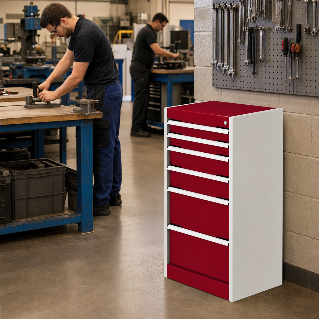 Multi Drawer Tool Storage Cabinets 1000x525x650mm