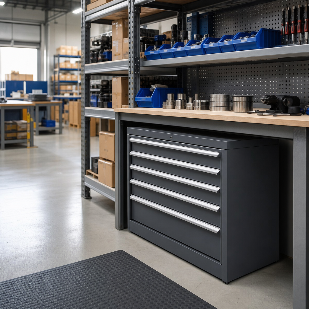 Multi Drawer Tool Storage Cabinets 1000x525x650mm