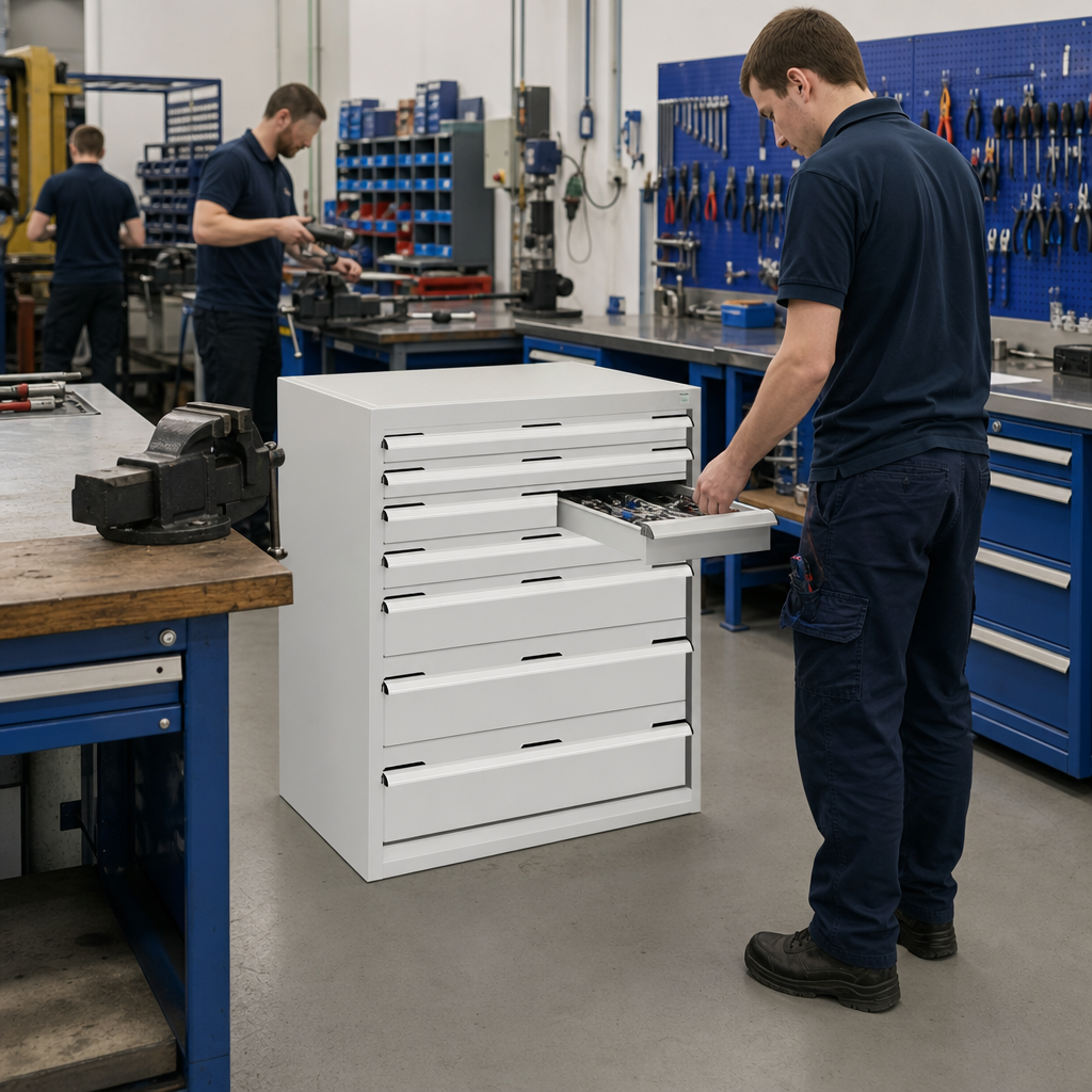Multi Drawer Tool Storage Cabinets 1000x800x650mm