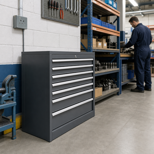 Multi Drawer Tool Storage Cabinets 1200h x 800w x 750d mm