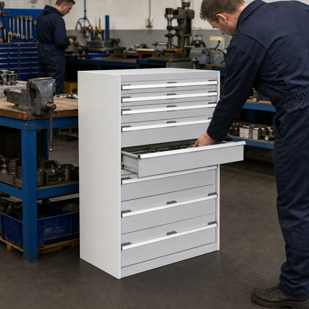 Multi Drawer Tool Storage Cabinets 1200h x 800w x 750d mm