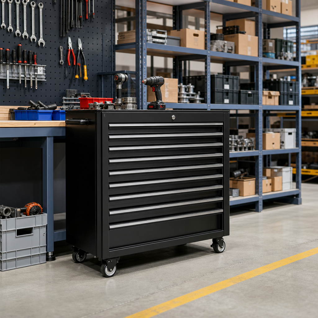 Multi Drawer Tool Storage Cabinets 1200x1050x650mm