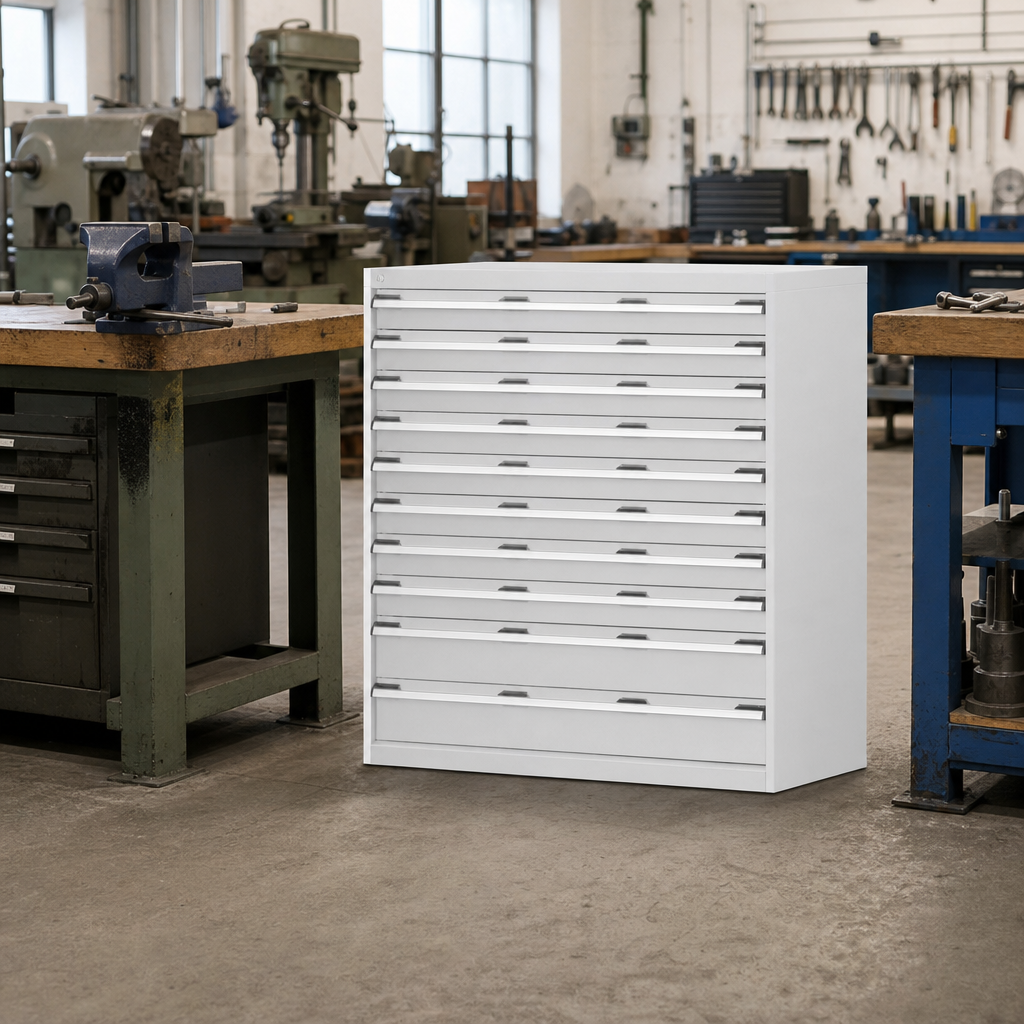Multi Drawer Tool Storage Cabinets 1200x1050x750mm