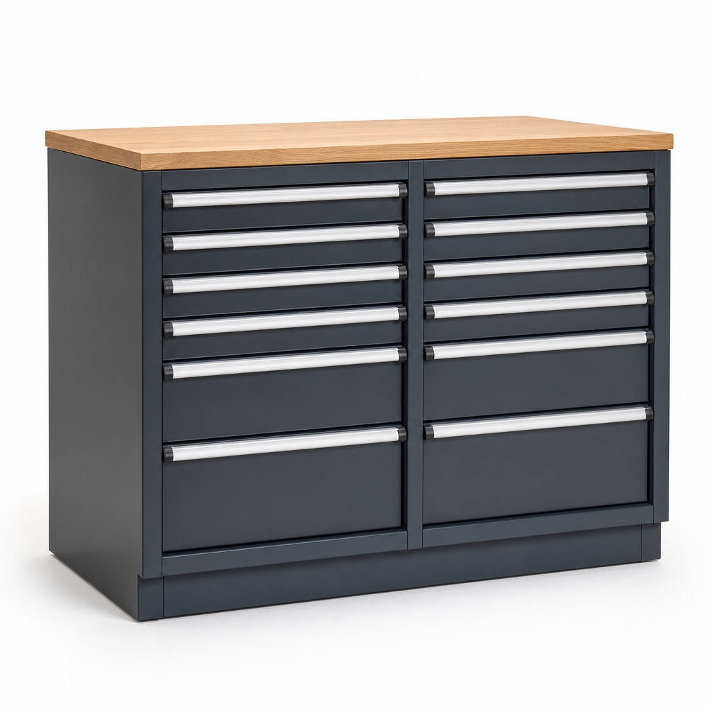 Multi Drawer Tool Storage Cabinets 1200x1050x750mm