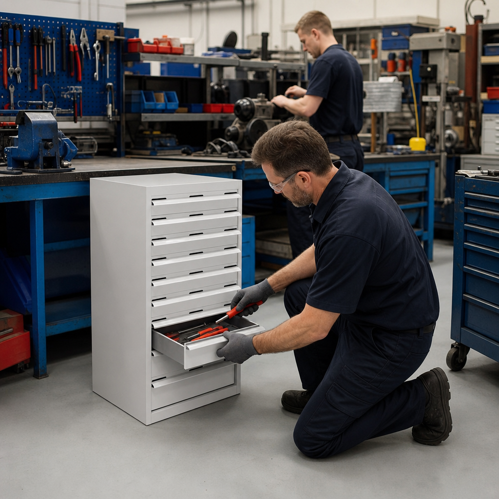 Multi Drawer Tool Storage Cabinets 1200x650x650mm