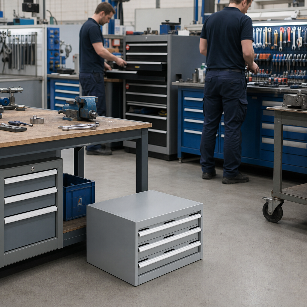 Multi Drawer Tool Storage Cabinets 400x650x750mm