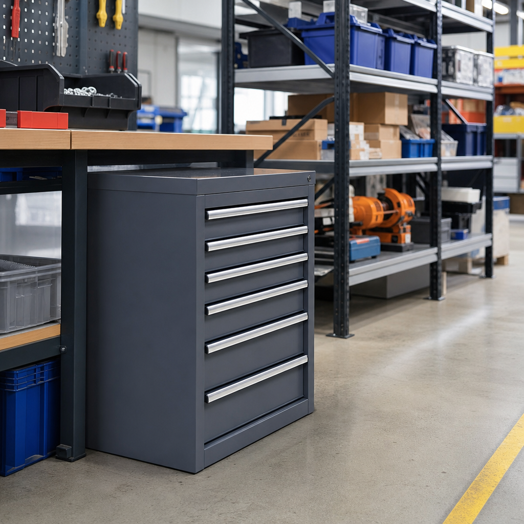 Multi Drawer Tool Storage Cabinets 400x650x750mm